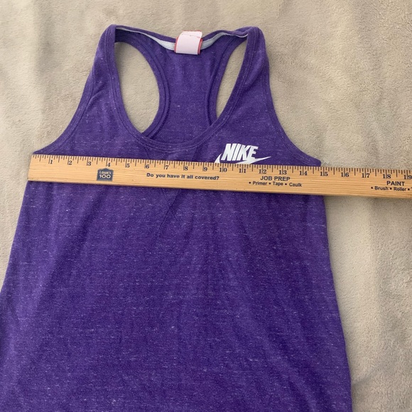 Nike Sportswear Just Do it Racerback Tank Top Size Small Purple Heather Women - Picture 5 of 7